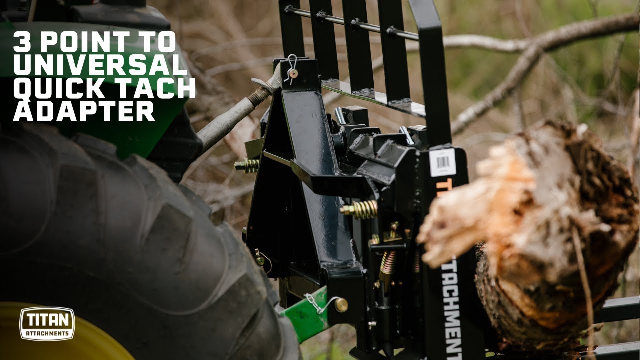 Адаптер Quick Tach с 3-точечным креплением на универсальный | Titan Attachments