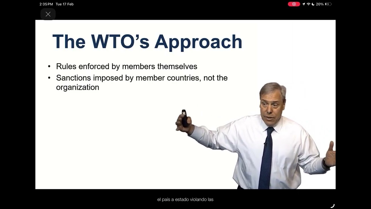 La Organización Mundial del Comercio (OMC) 