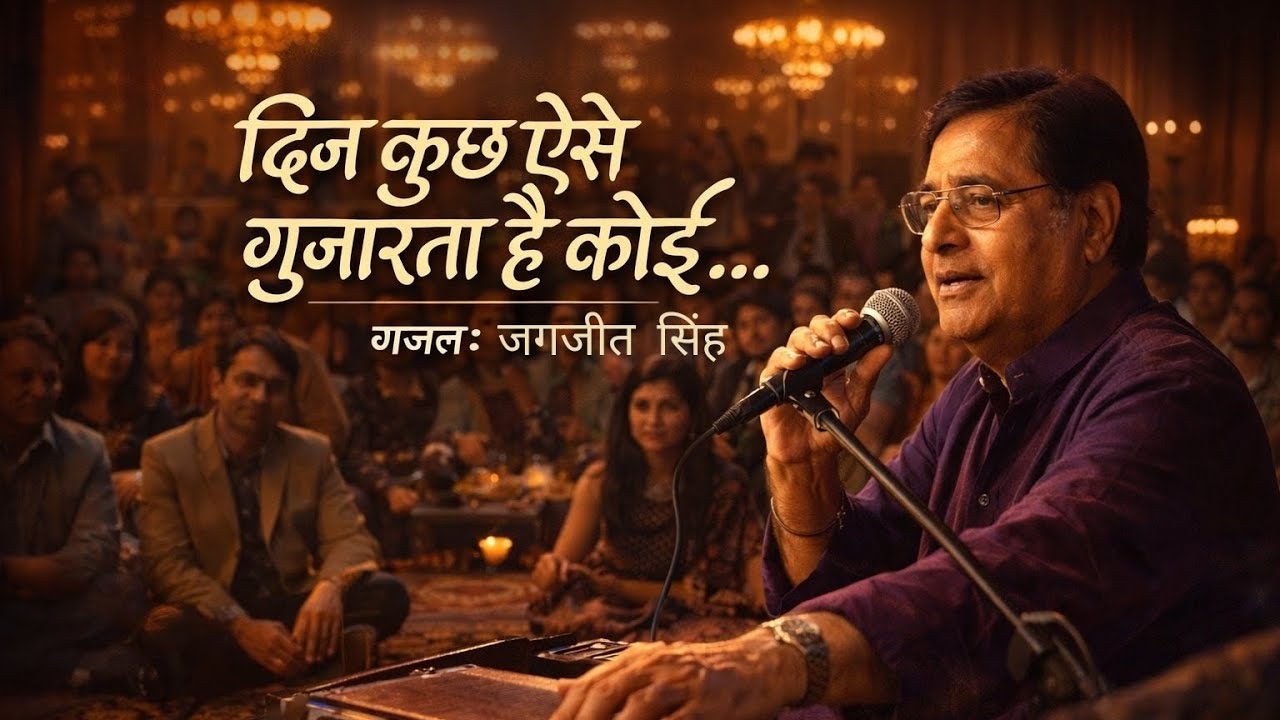 Din Kuch Aise Guzarta Hai Koi | Heart Touching Ghazal | Emotional Sad Ghazal