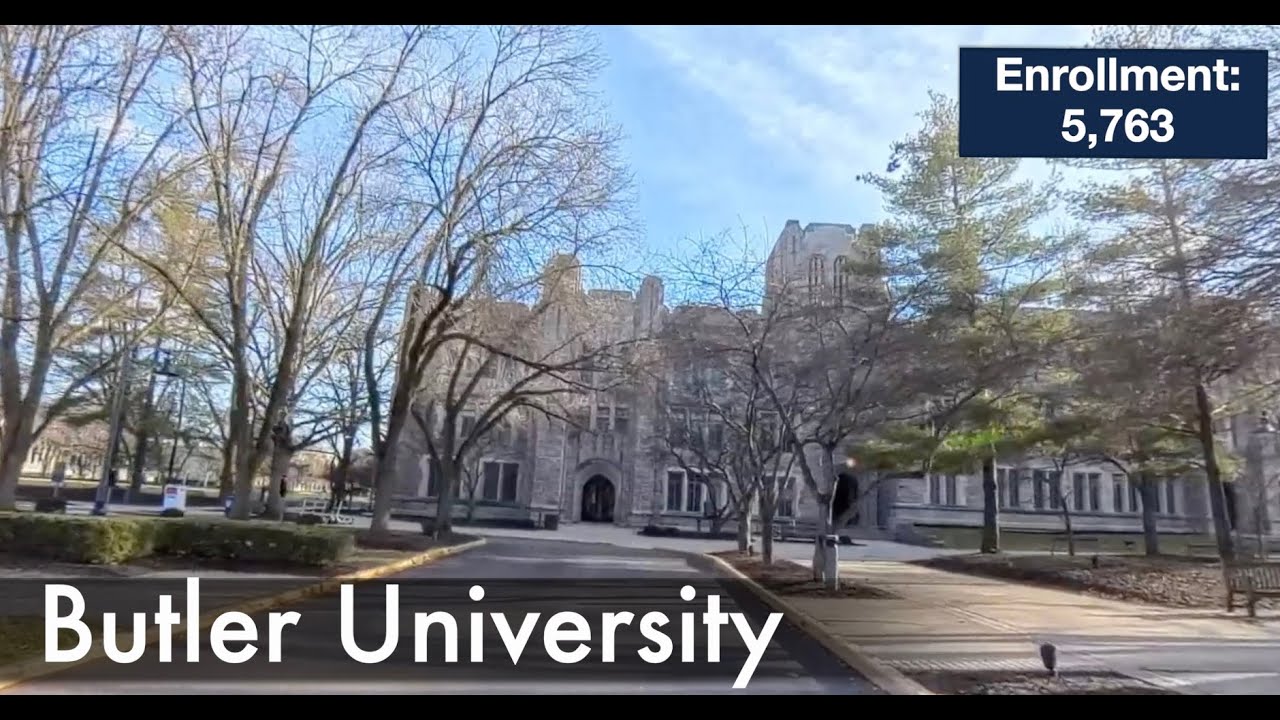 Driving Through Butler University Campus 🚗 | Scenic College Tour in Indianapolis