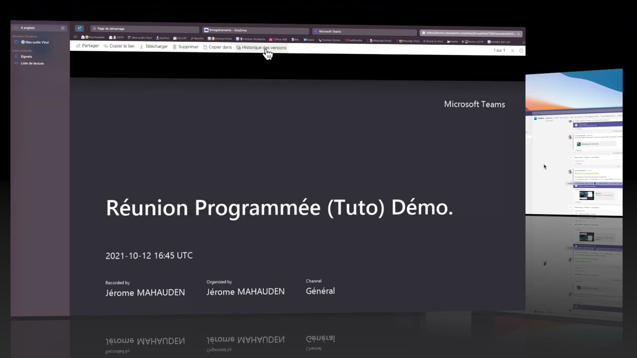 Récupérer ses enregistrements de réunion cours sur Teams selon le canal de diffusion