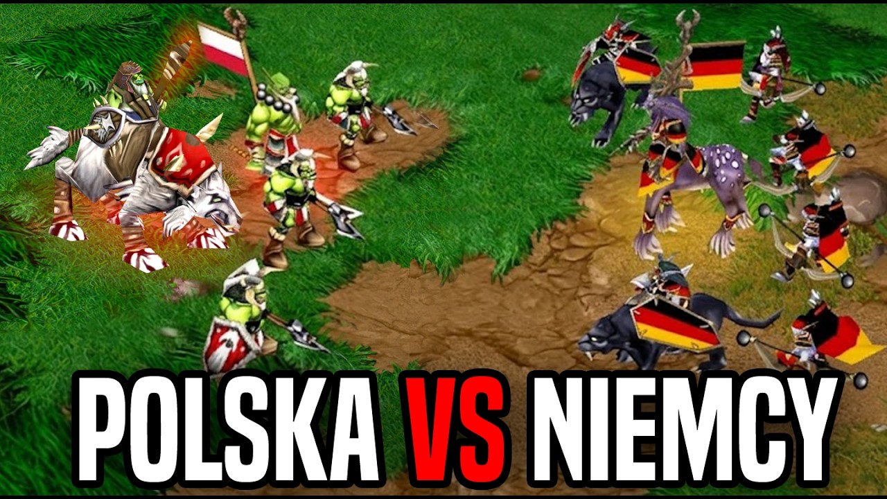 Zaczynamy POLSKA VS NIEMCY WARCRAFT 3!