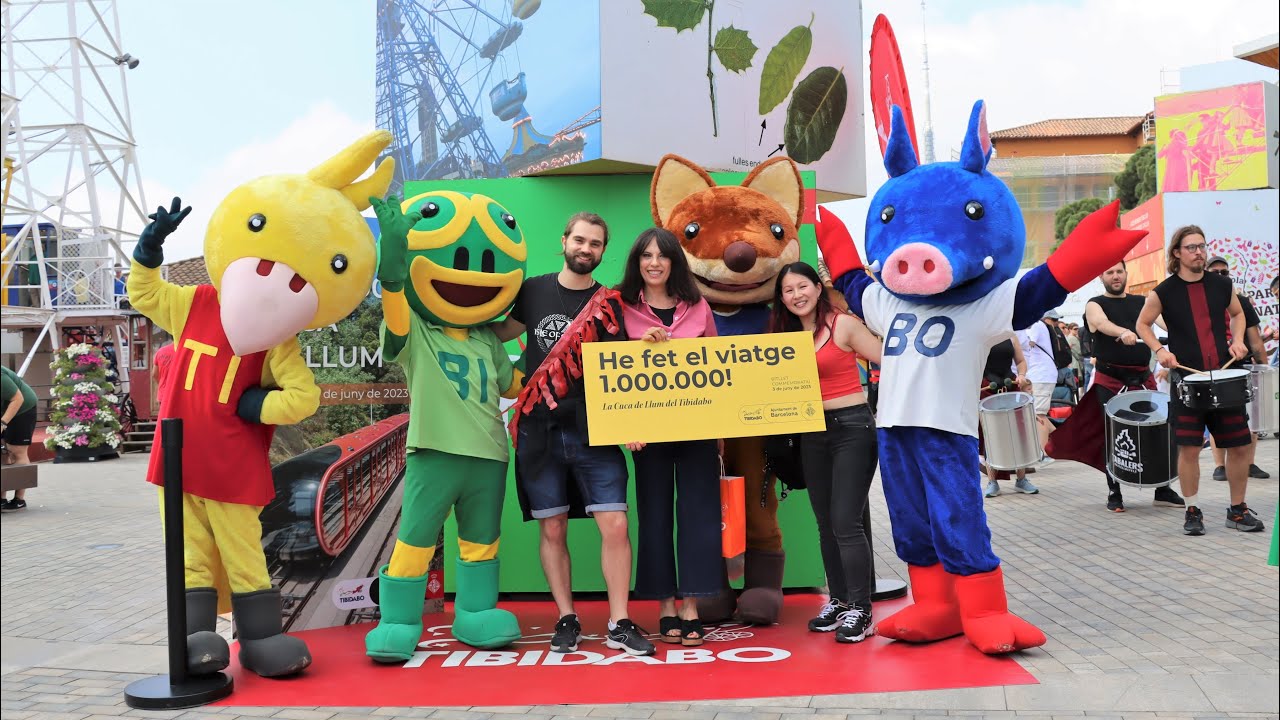 Tibidabo - Viatger 1.000.000 de la Cuca de Llum