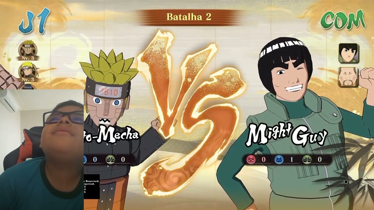 Jogando Naruto Storm Connections 