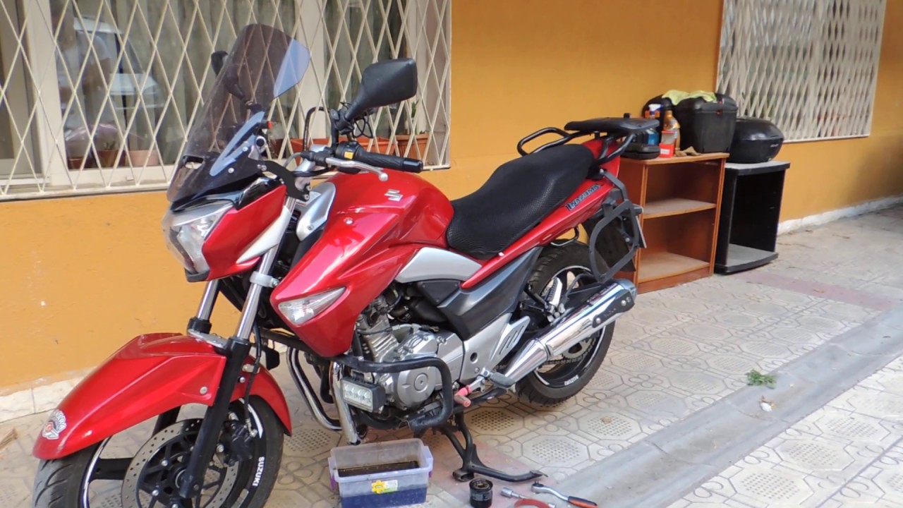 Suzuki INAZUMA 2013 YAĞ VE FİLTRE DEĞİŞİMİ(oil and filter change)