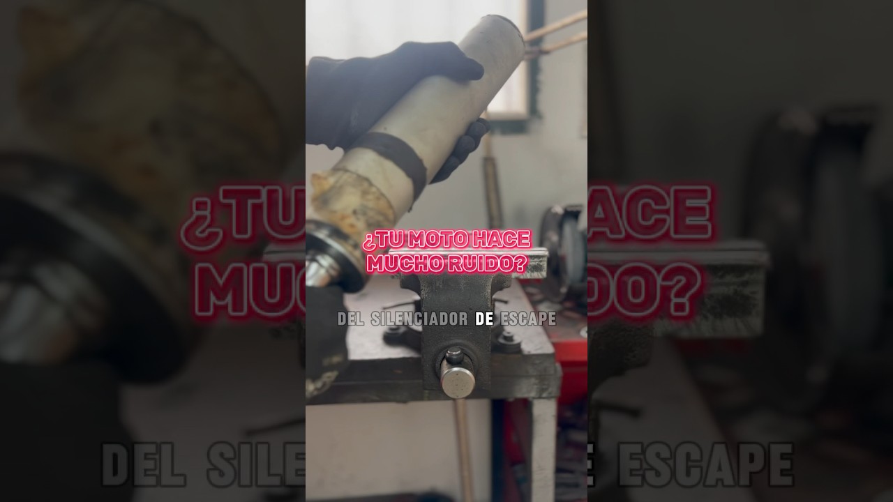 Cambio fibras de escape, para todas las que lleven este sistema. #moto #motor #ruido #silenciador