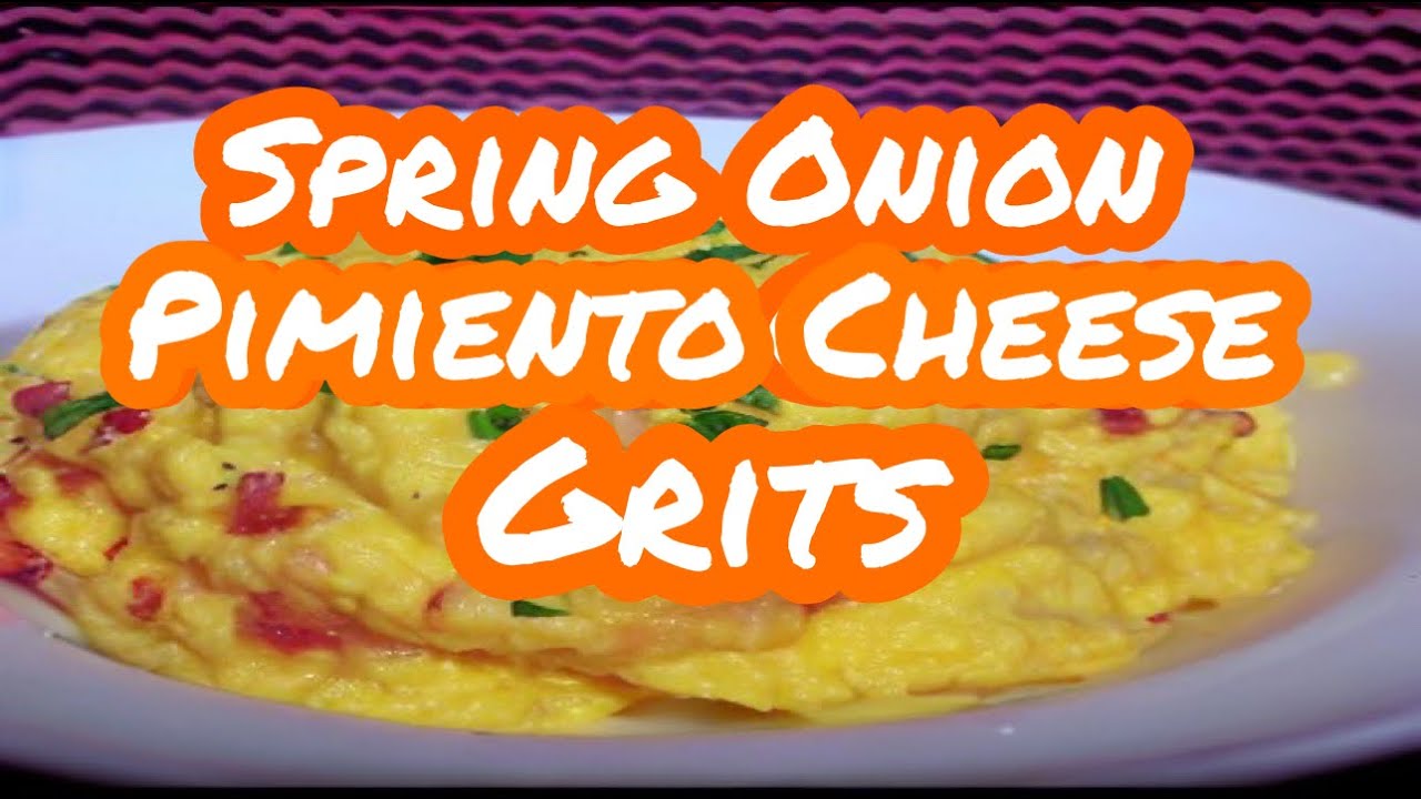 Spring Onion Pimiento Cheese Grits | Faye Thompson | @southerncooking