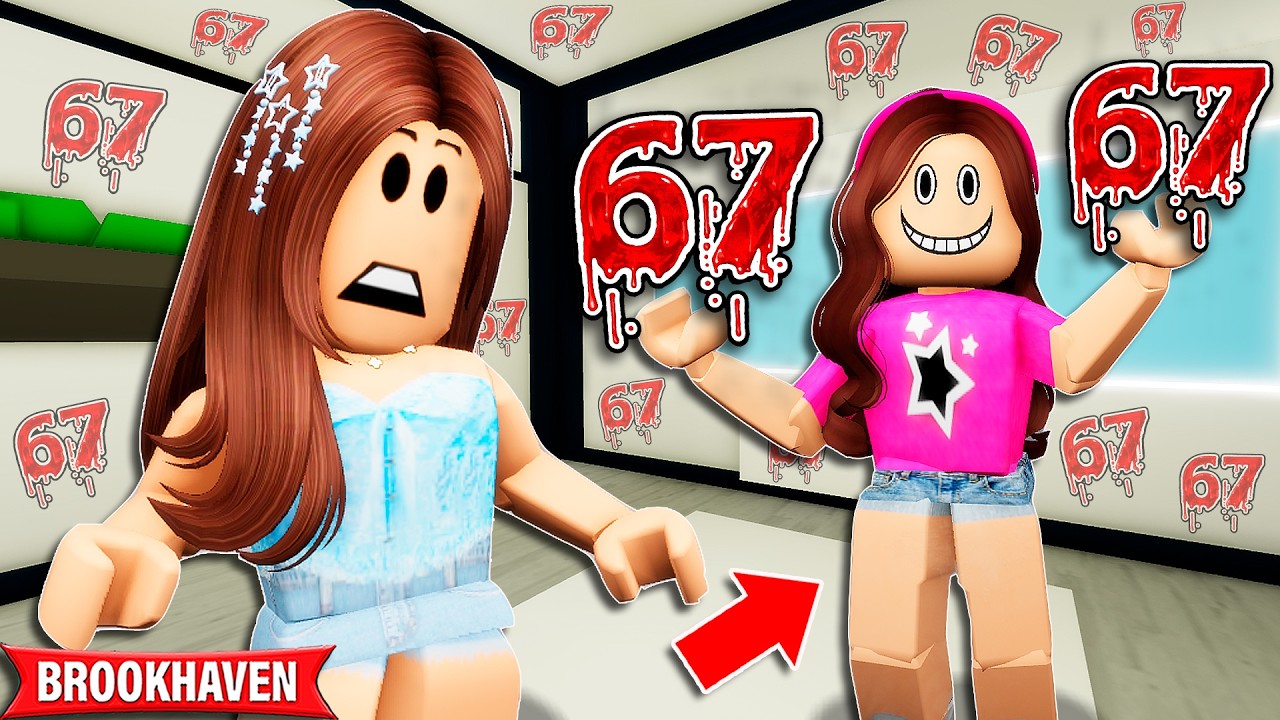 NUNCA FALE 67 ÀS 3 HORAS DA MANHÃ | Historinhas Brookhaven Rp Bibi e Lud