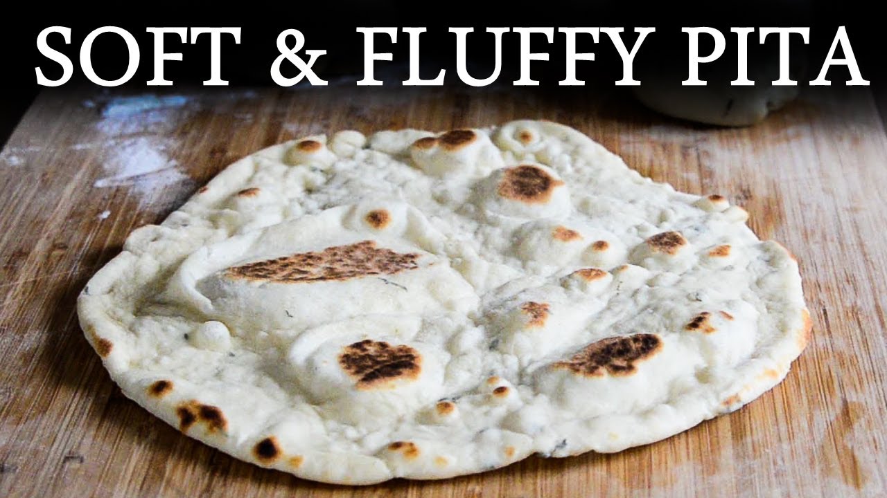 Easy Greek Pita Bread Recipe For Souvlaki Or Gyros (Ready In 1 Hour) | PART 2 Greek Souvlaki Series
