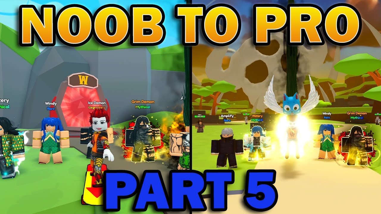 Noob to Pro Part 5 Anime Warriors Simulator 2 F2P
