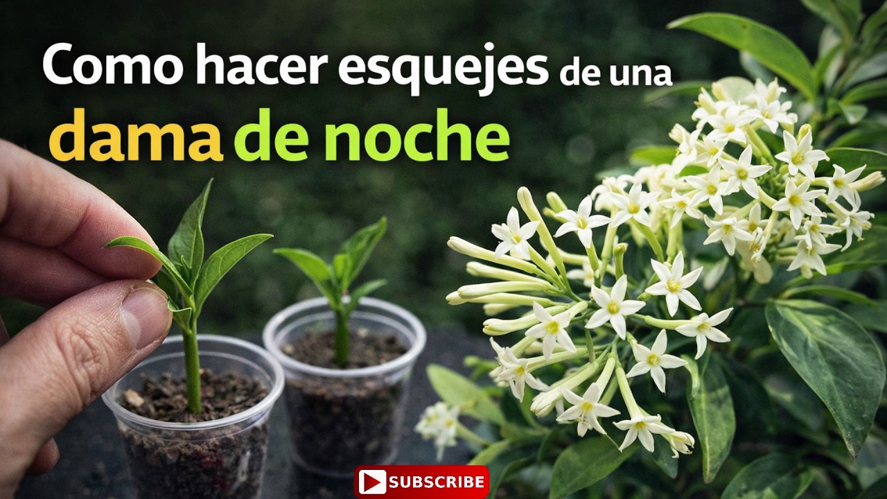 C&oacute;mo hacer esquejes de gal&aacute;n de noche: m&eacute;todo f&aacute;cil y efectivo