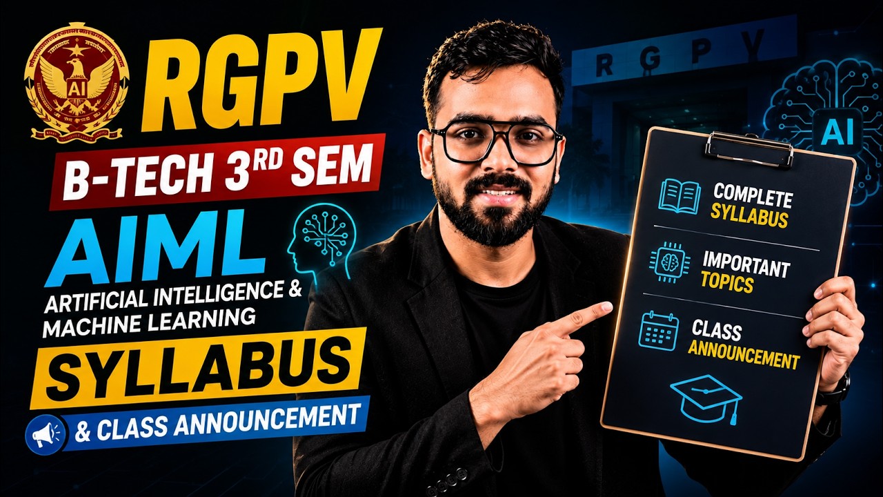 RGPV B.Tech 3rd Sem AIML Syllabus 2026 | Class Announcement