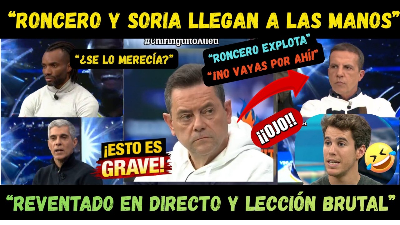 “¡SE LIÓ EN EL CHIRINGUITO! Soria ACUSA a Vinicius y Roncero EXPLOTA 🔥 ¿RELATO ANTIMADRIDISTA?”