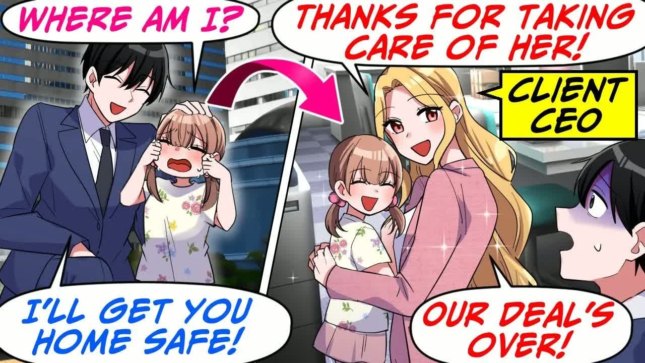 [Manga Dub] I Helped a Lost Kid During Work! Turns Out She’s the Client CEO’s Daughter...