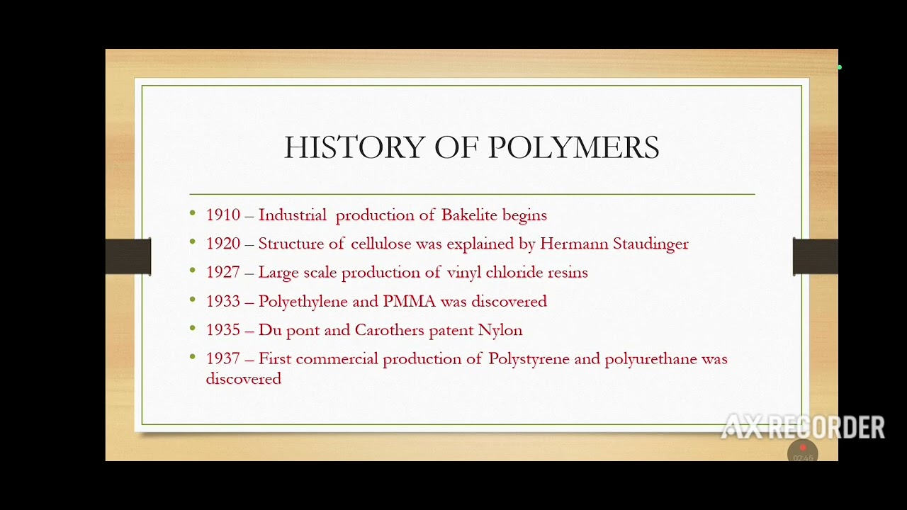 Introduction to Polymer Chemistry #polymerscience #polymers #polymerchemistry #chemistry 