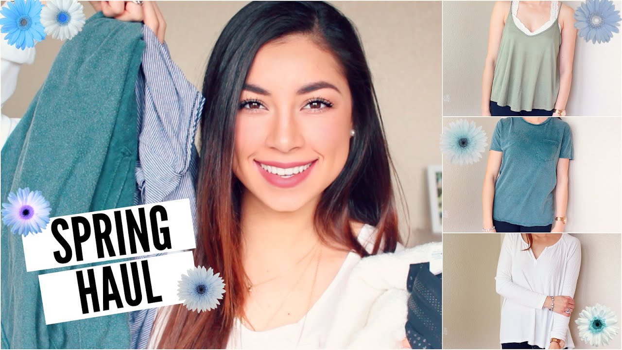 Spring Haul - Clothes, Makeup, Jewelry & More! Brandy Melville & Nordstrom!
