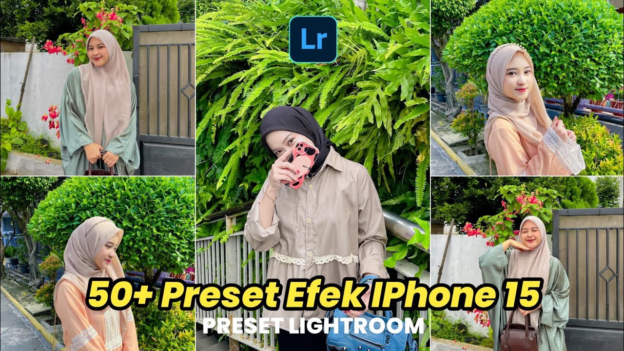 FREE 50 + PRESET LIGHTROOM TERBARU 2024 | PRESET EFEK IPHONE | PRESET LIGHTROOM