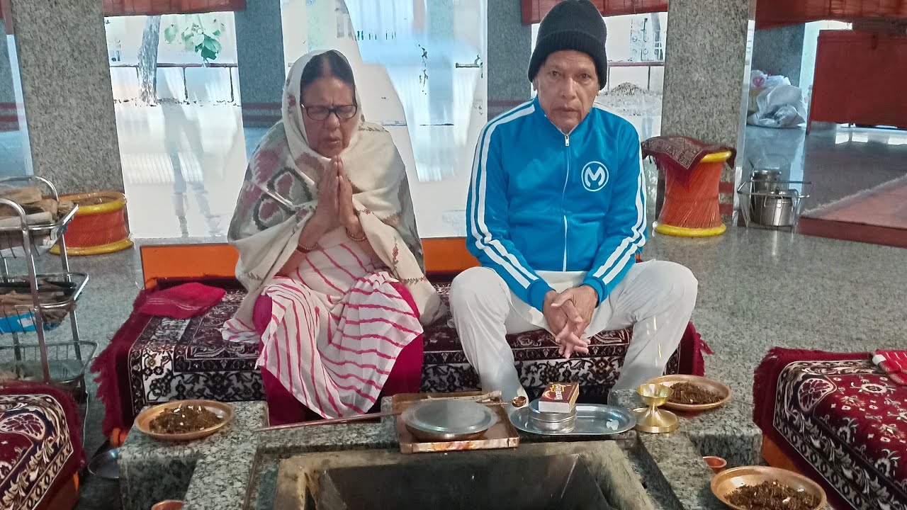 प्रातः कालीन अग्निहोत्र, वेदपाठ एवं वेदस्वाध्याय।२३/०२/२०२६