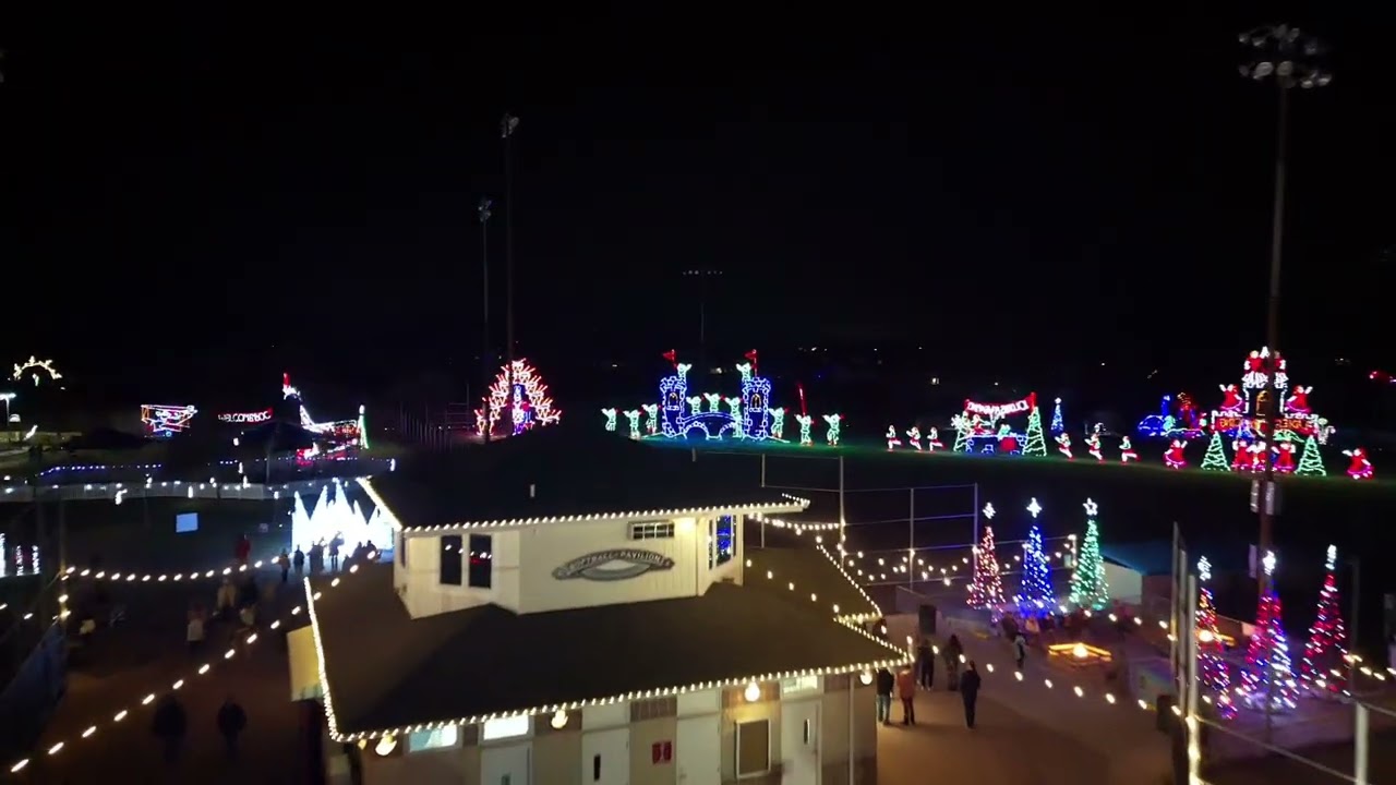 Winterfest of Lights from above!