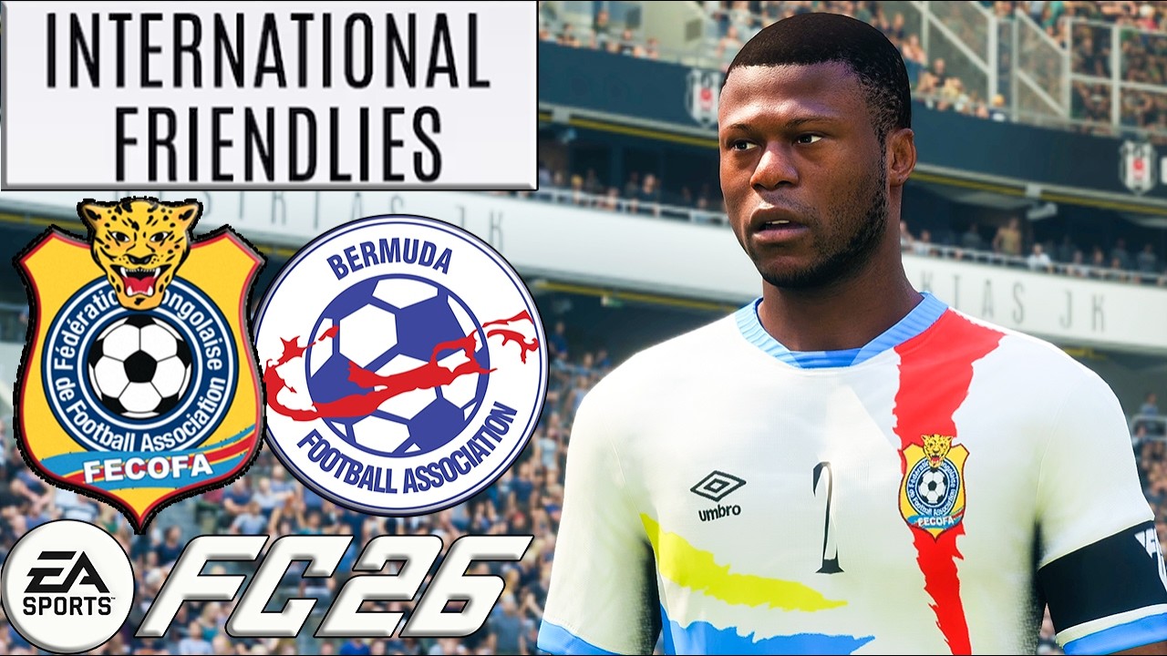 RD Congo vs Bermuda | Match Amical | 25 Mars 2026 | FC 26