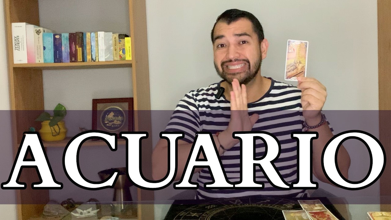 ACUARIO: TERMINÓ LA ESPERA! EL UNIVERSO EMPIEZA A PONER TODO A TU FAVOR