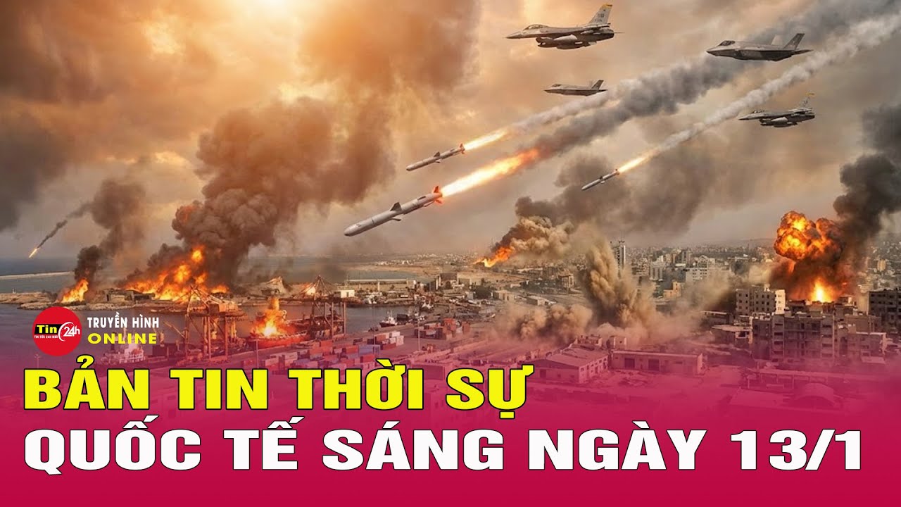 Toàn cảnh thời sự quốc tế sáng 13/1: Cập nhật mới nhất Mỹ Venezuela, thêm tiết lộ gây sốc | Tin24h