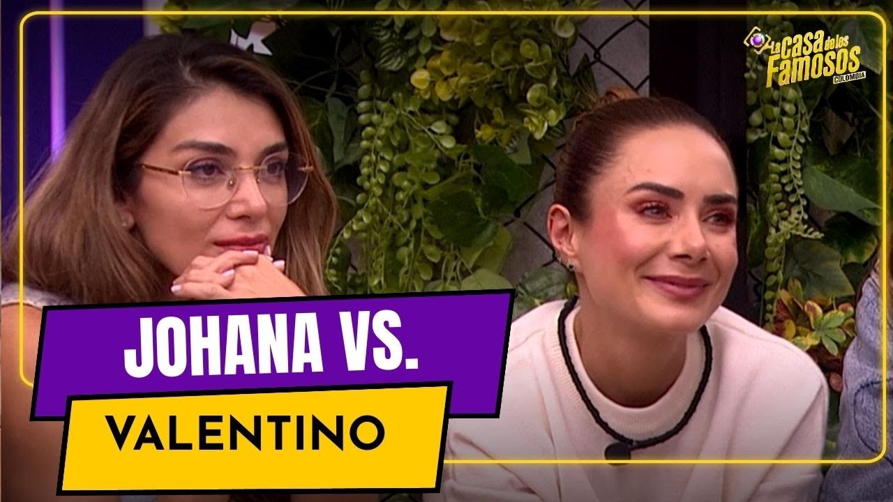 Primera DISCUSIÓN entre Valentino y Johana Fadul en La casa de los famosos Colombia 2026
