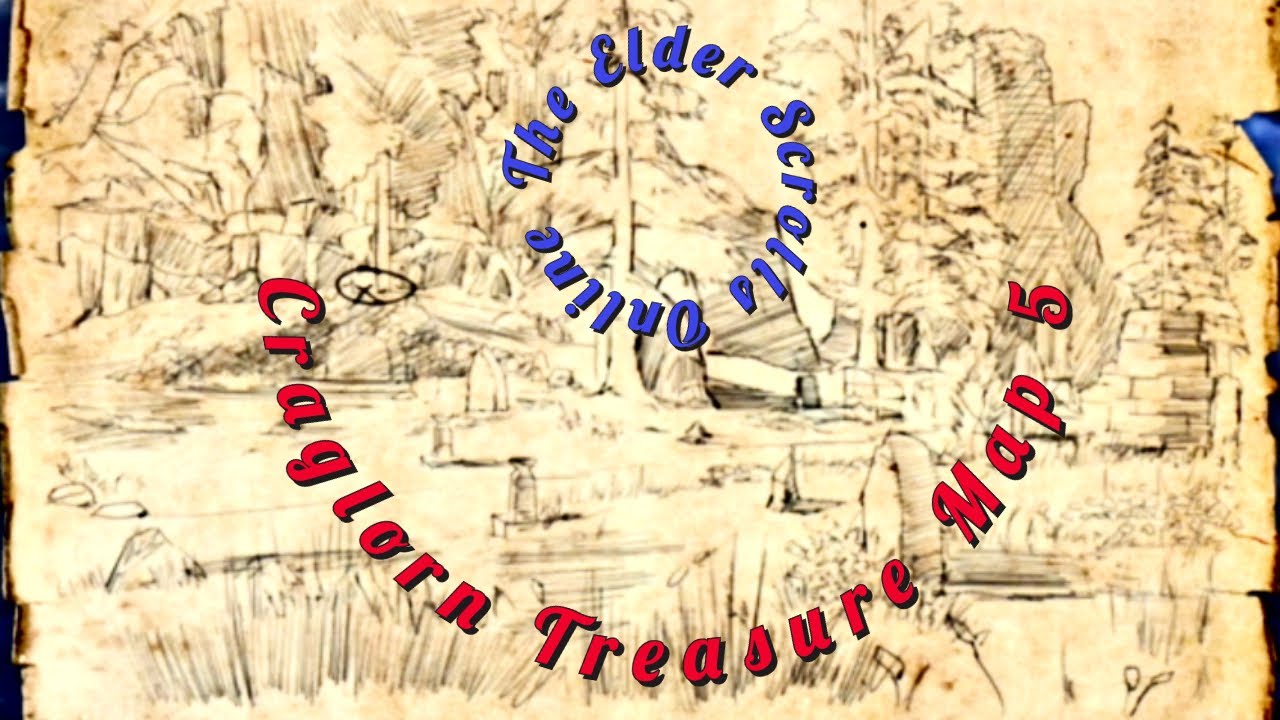 ESO: Craglorn Treasure Map 5 - The Elder Scrolls Online Craglorn Treasure Map 5 Location