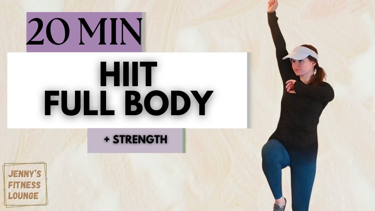 20 MIN FULL BODY HIIT WORKOUT | Cardio Burn + Strength