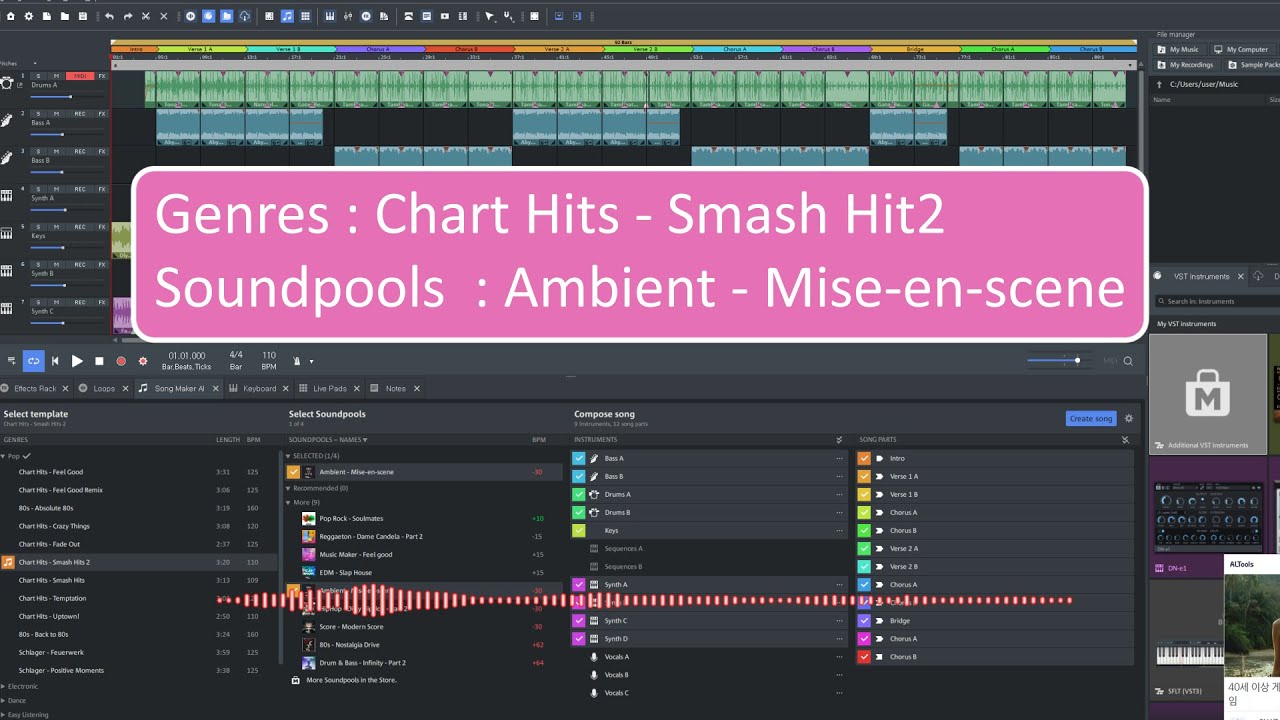 POP / Chart Hits - Smash Hit2  / Ambient - Mise-en-scene