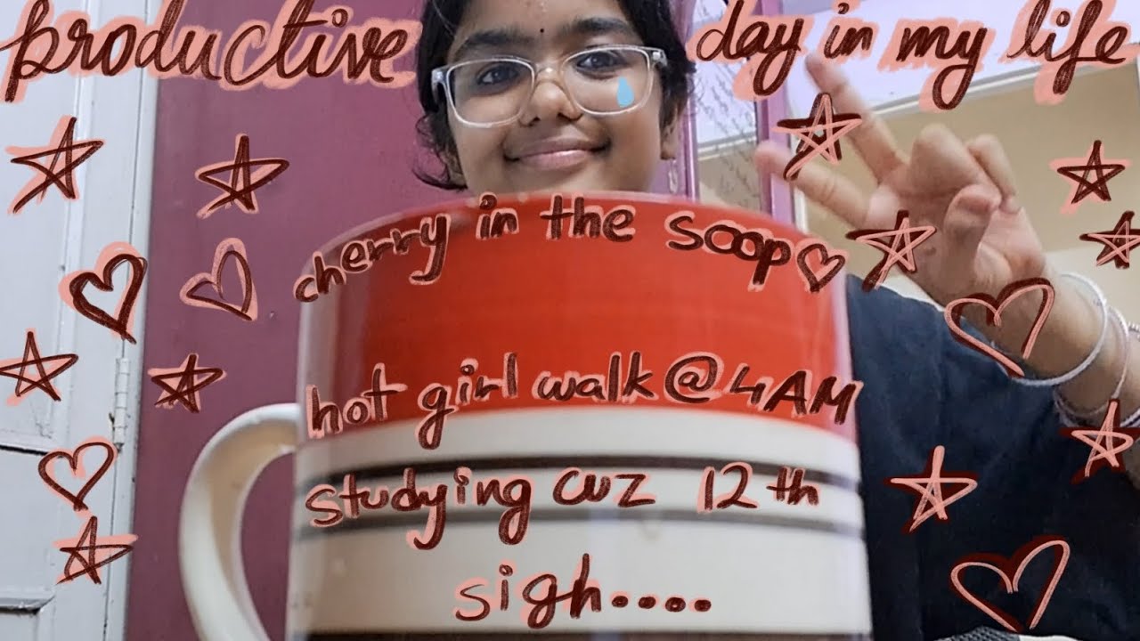 productive day in my life | hot girl walk, studying etc. | cherrystxr
