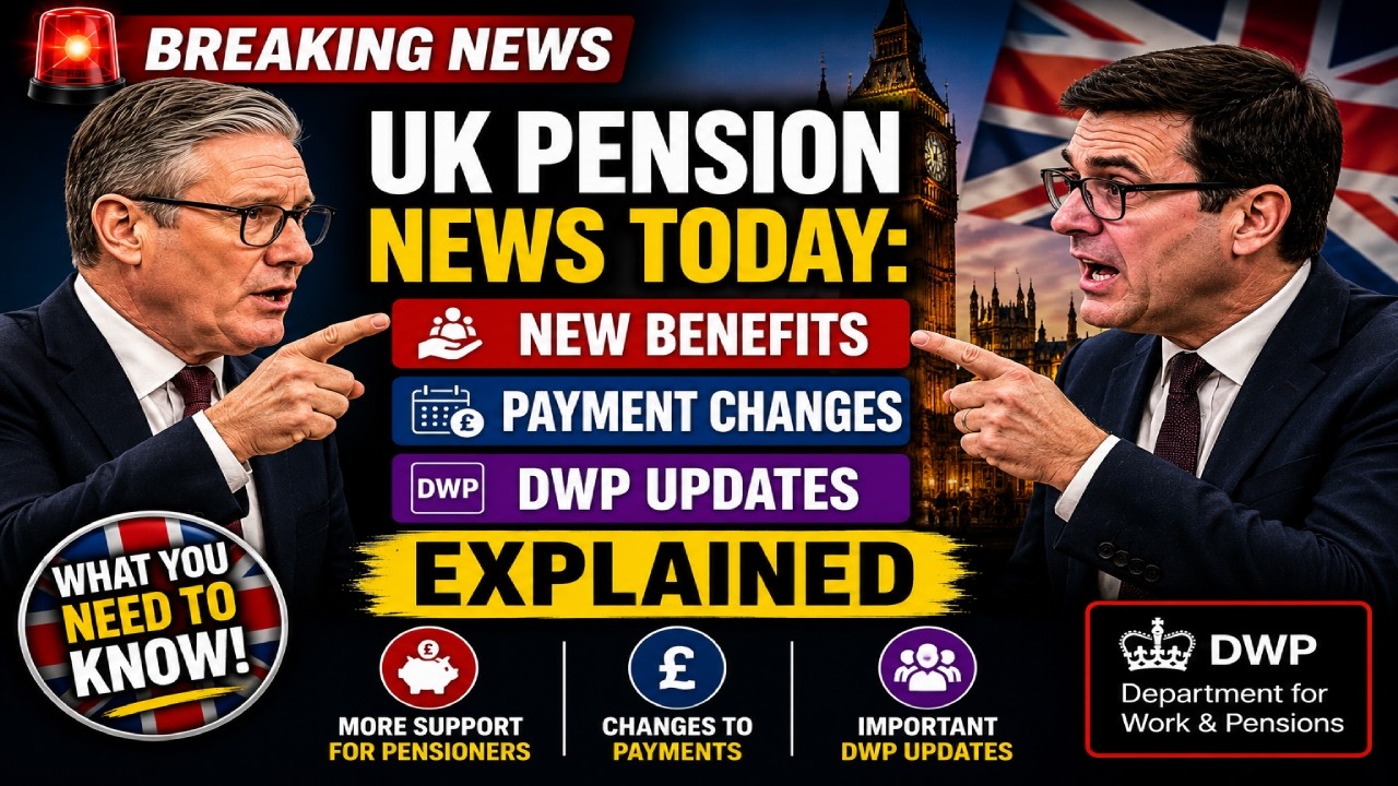 🔥 UK Pension News Today: New Benefits, Payment Changes & DWP Updates Explained