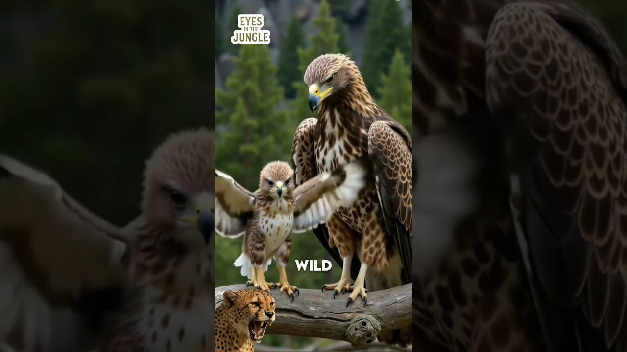 Mother&rsquo;s Pride: Baby Eagle Flies for the First Time #eagles #babyeagle #shorts