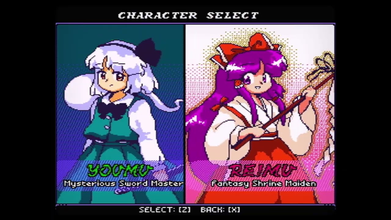 Touhou Gaiden trailer (PC98 Castlevania inspired fangame)