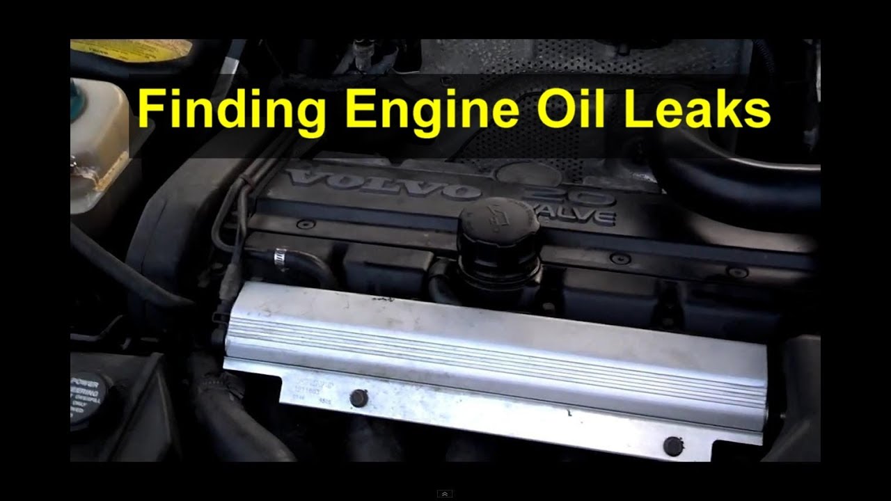 How to find oil leaks on a Volvo white block engine. S60, XC90, V70XC, S80, S70, 850, 960, etc. VOTD