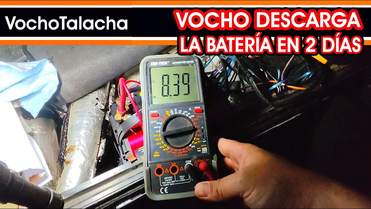 Vocho con carga parasítica o fuga de corriente  | VochoTalacha