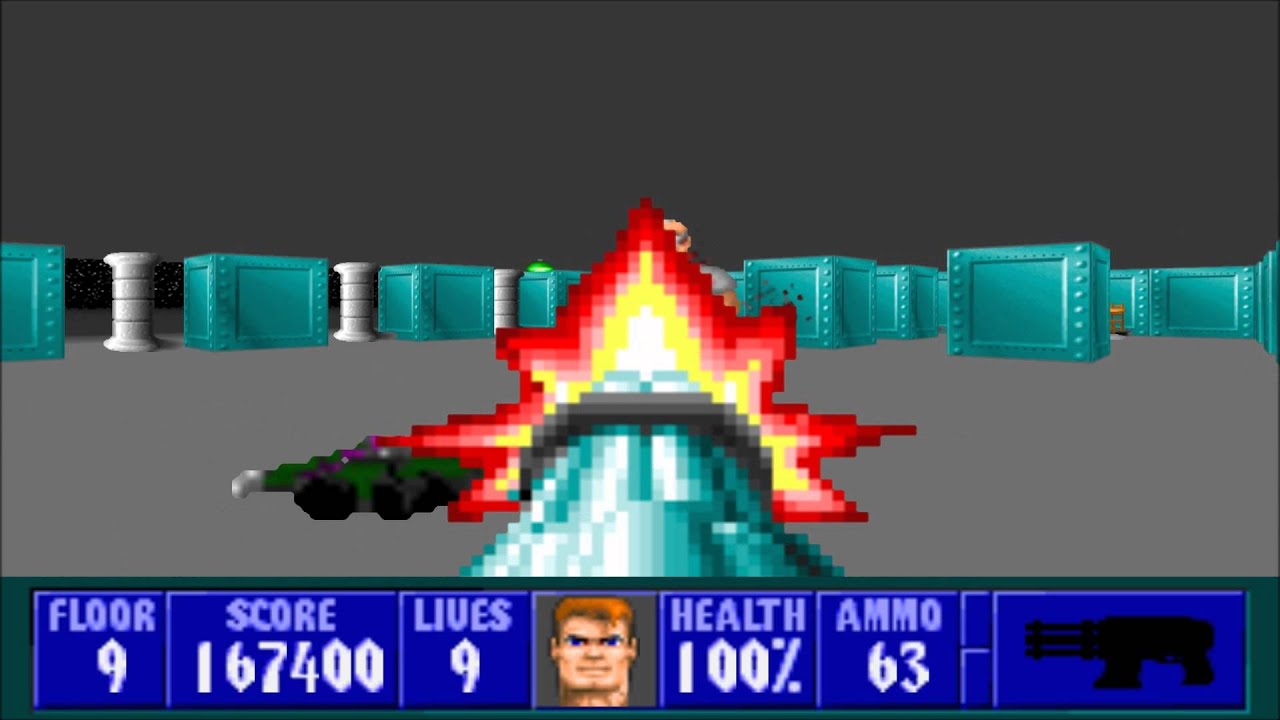Wolfenstein 3D - Эпизод 2, Этаж 9