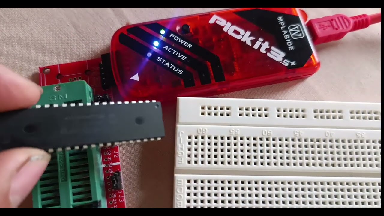 Uso, programación y conexión del PICKIT 3.5 al micro controlador PIC16F877A