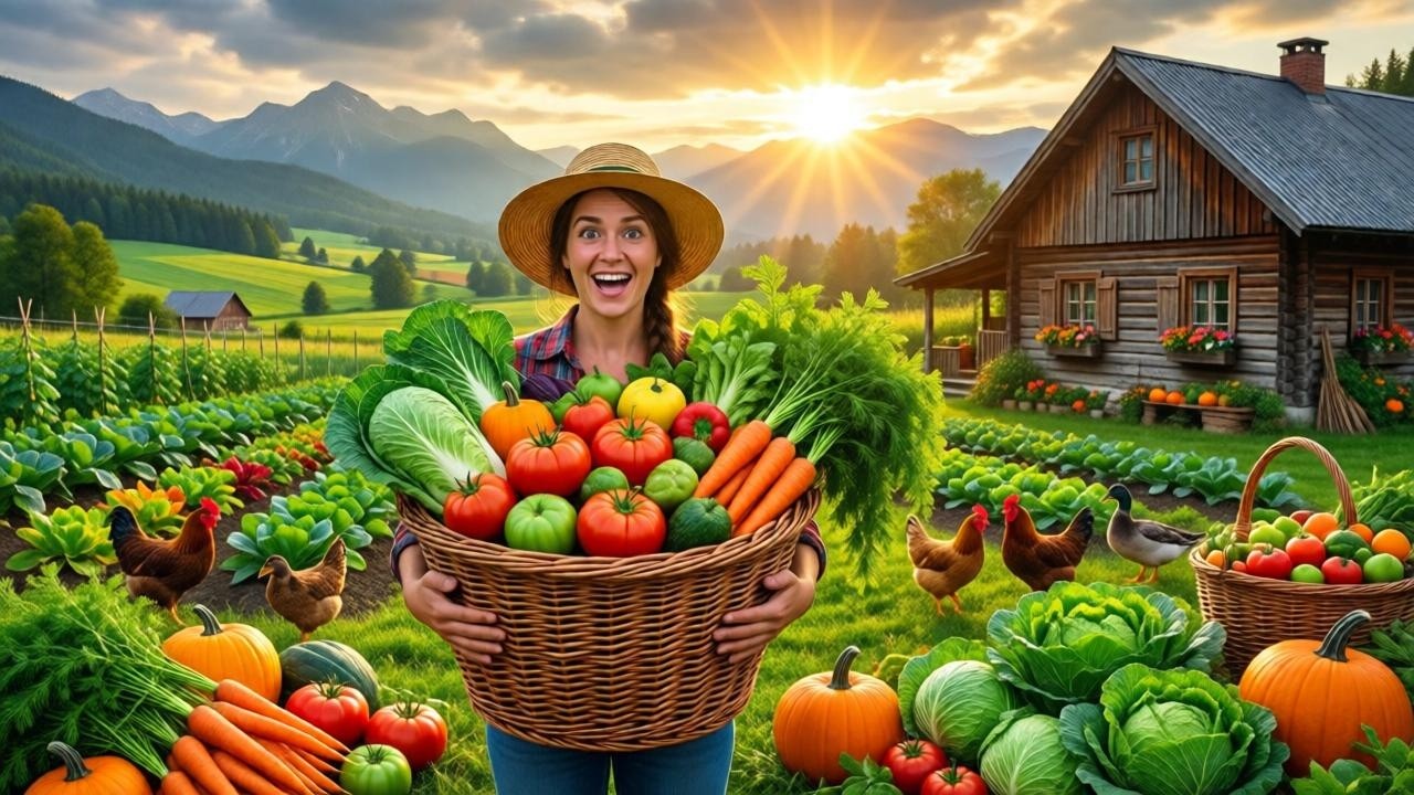 This Harvest Got Way Bigger Than I Expected (Fruits, Veggies & Animal Care)