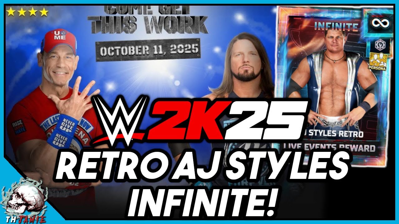 RETRO AJ STYLES INFINITE! WWE 2K25 MyFaction LIVE!