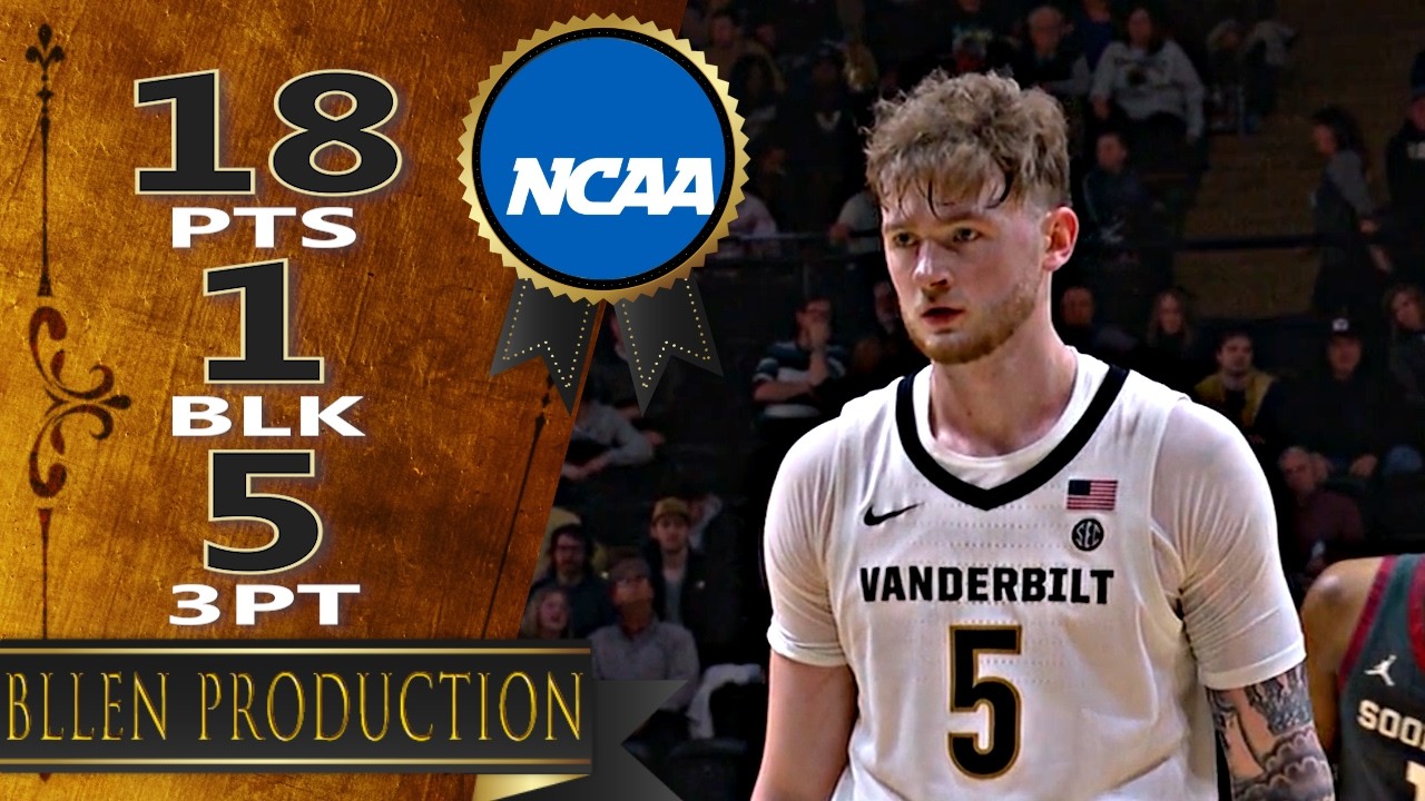 Tyler Nickel - 18 Pts, 1 Blk, 5 3PT Highlights｜Oklahoma Sooners vs Vanderbilt Commodores｜2026.02.07