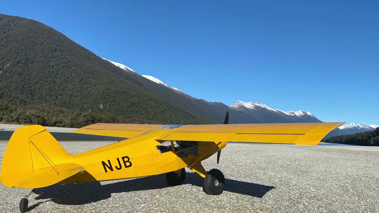 South Island New Zealand backcountry flying