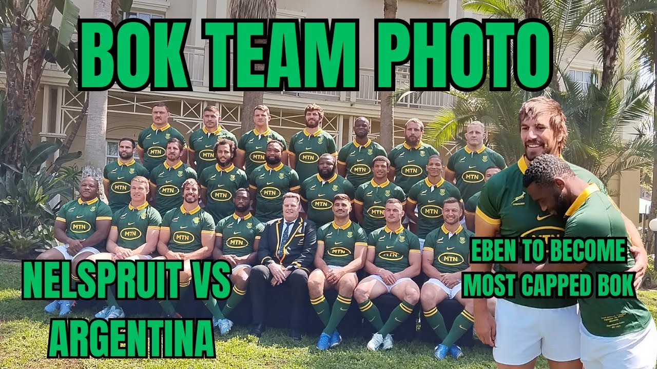 SPRINGBOKS: Team photo ahead of Nelspruit Rugby Championship finale vs Argentina