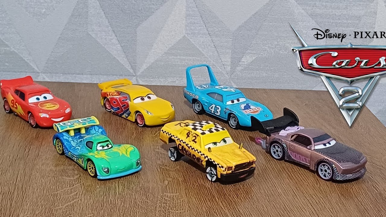 minha coleção de carrinhos do filme carros