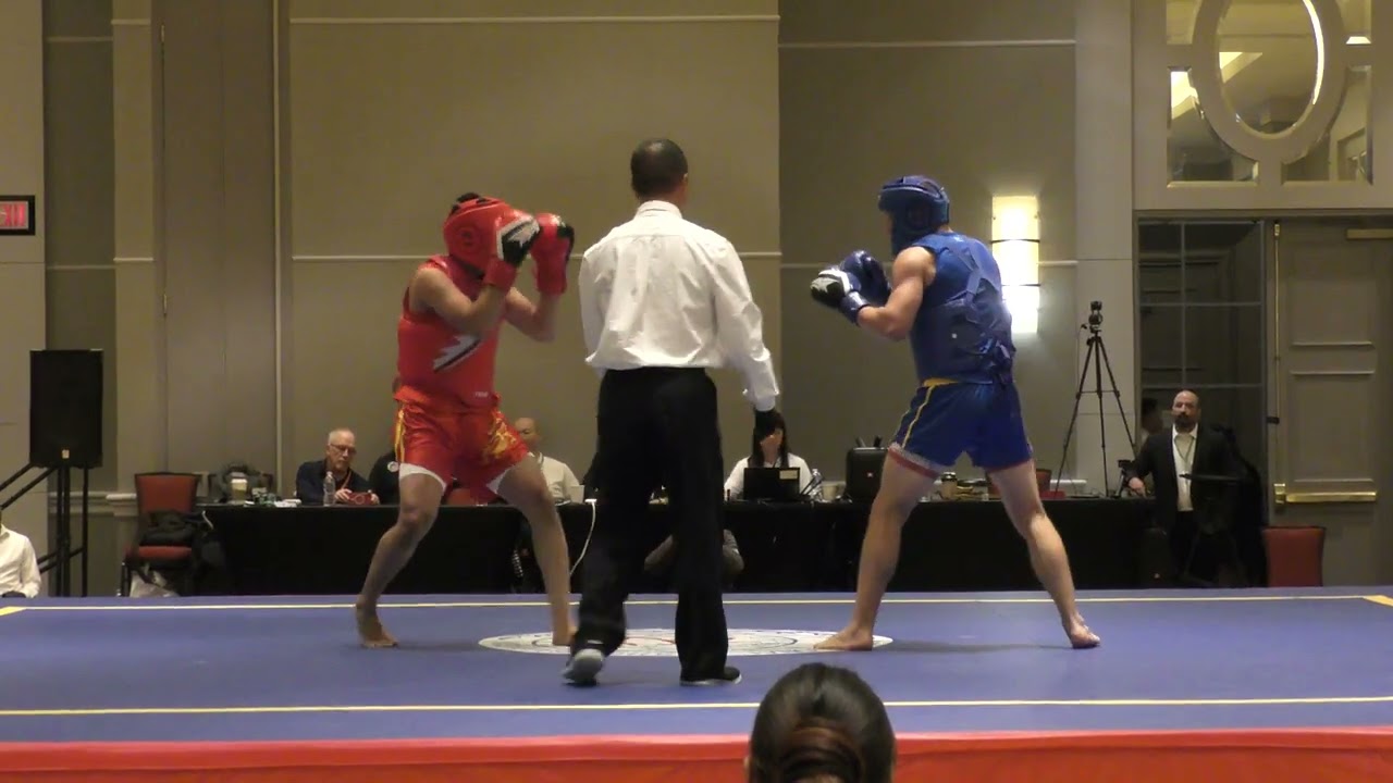 2025 US Junior Wushu Team Trials & Sanda Nationals - Ghulam Khan vs. Massimo Cintron
