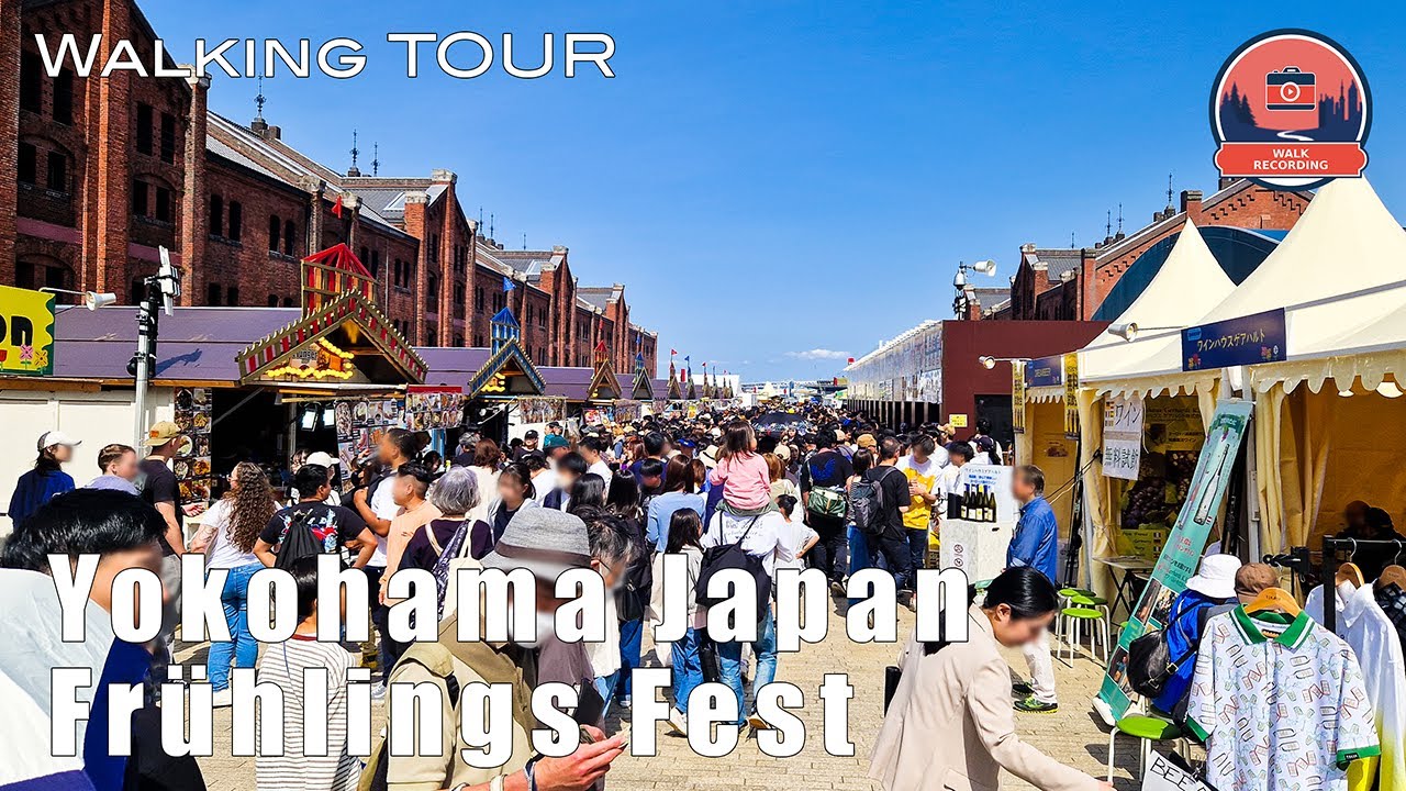 Yokohama Spring Festival 2025 | German Frühlingsfest #walkingtour #yokohama #festival