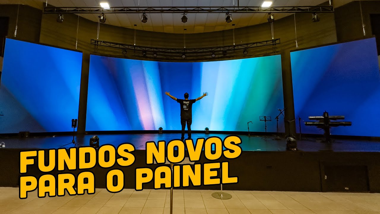RESOLVENDO RF E COLOCANDO FUNDOS PARA O PAINEL DE LED