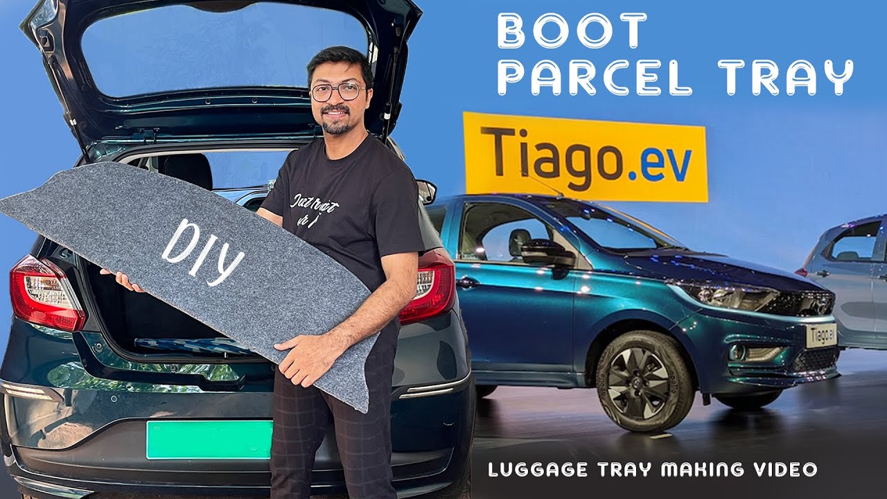 Tata Tiago.ev | Boot parcel Tray | Diggy Luggage tray | DIY | Making Video