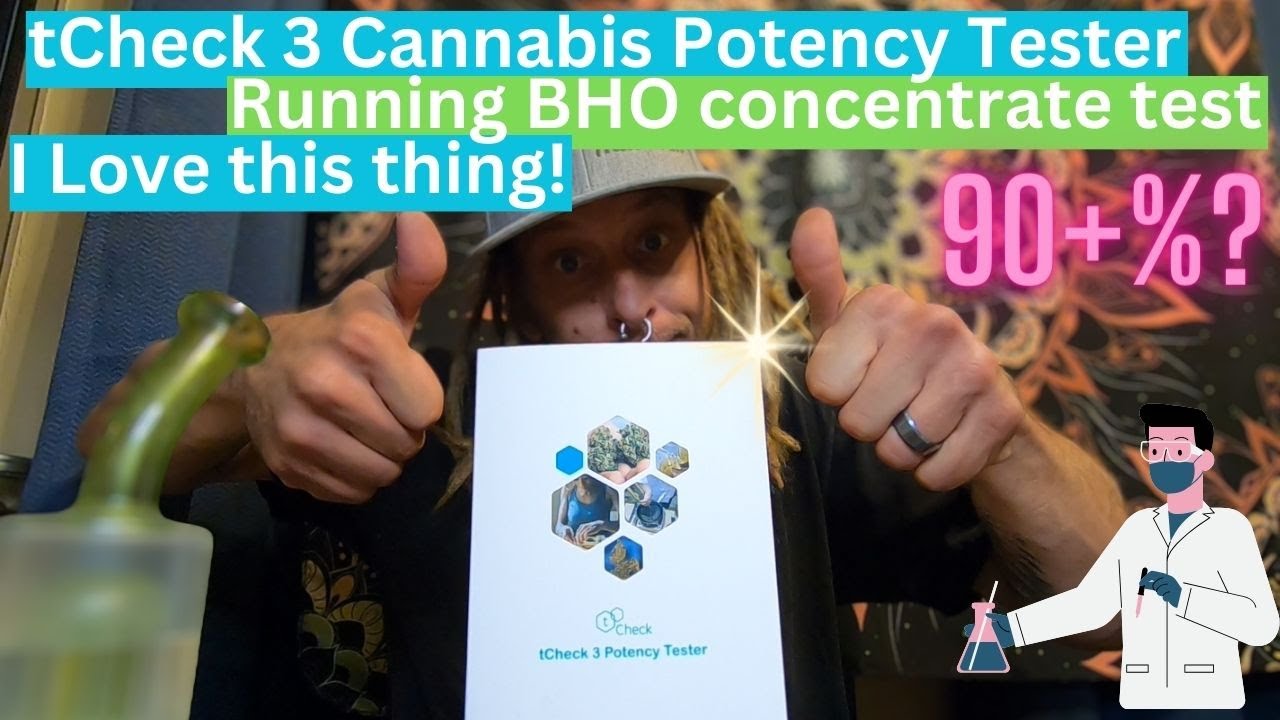 tCheck 3 cannabis potency tester review and BHO test. At home cannabis testing cheap & easy! #tCheck