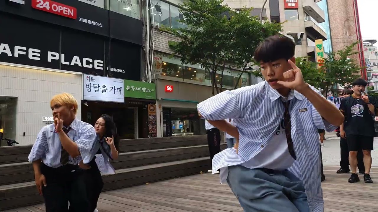 Sinchon busking Crew Blast 🌪 aespa - Spicy ver_dolpari @team_blast_official